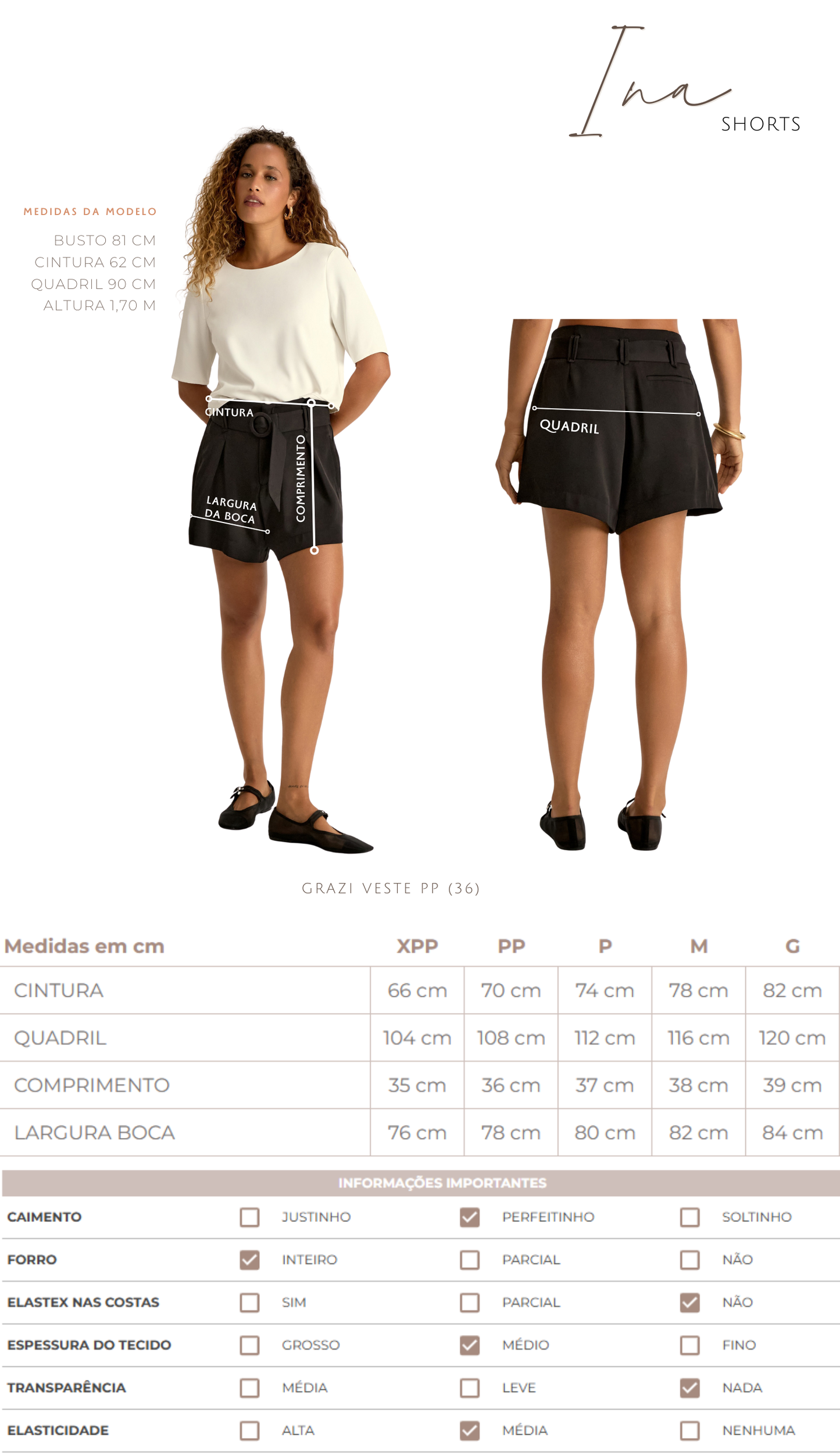 Shorts Iná Nude