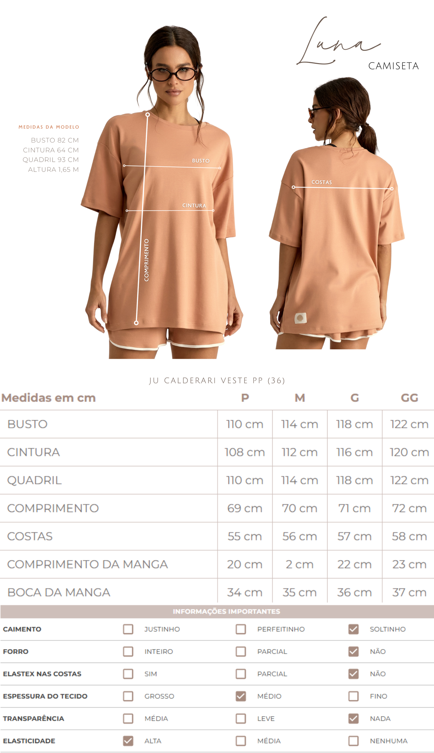 Camiseta Luna Mocha
