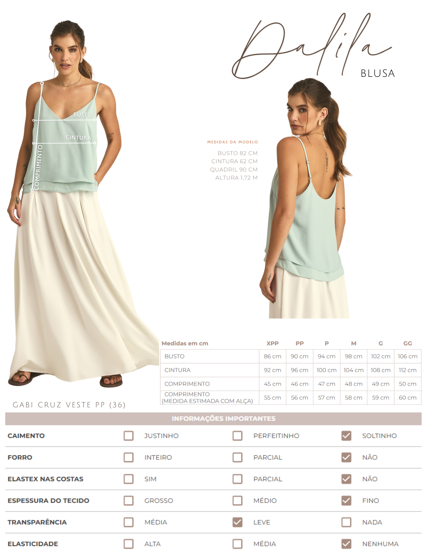 Blusa Dalila Mocha