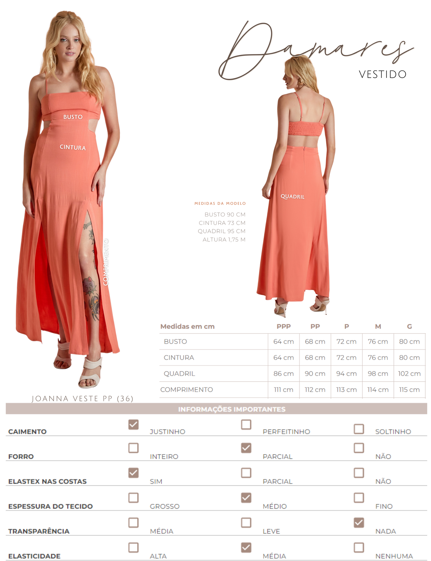 Vestido Damares Off White