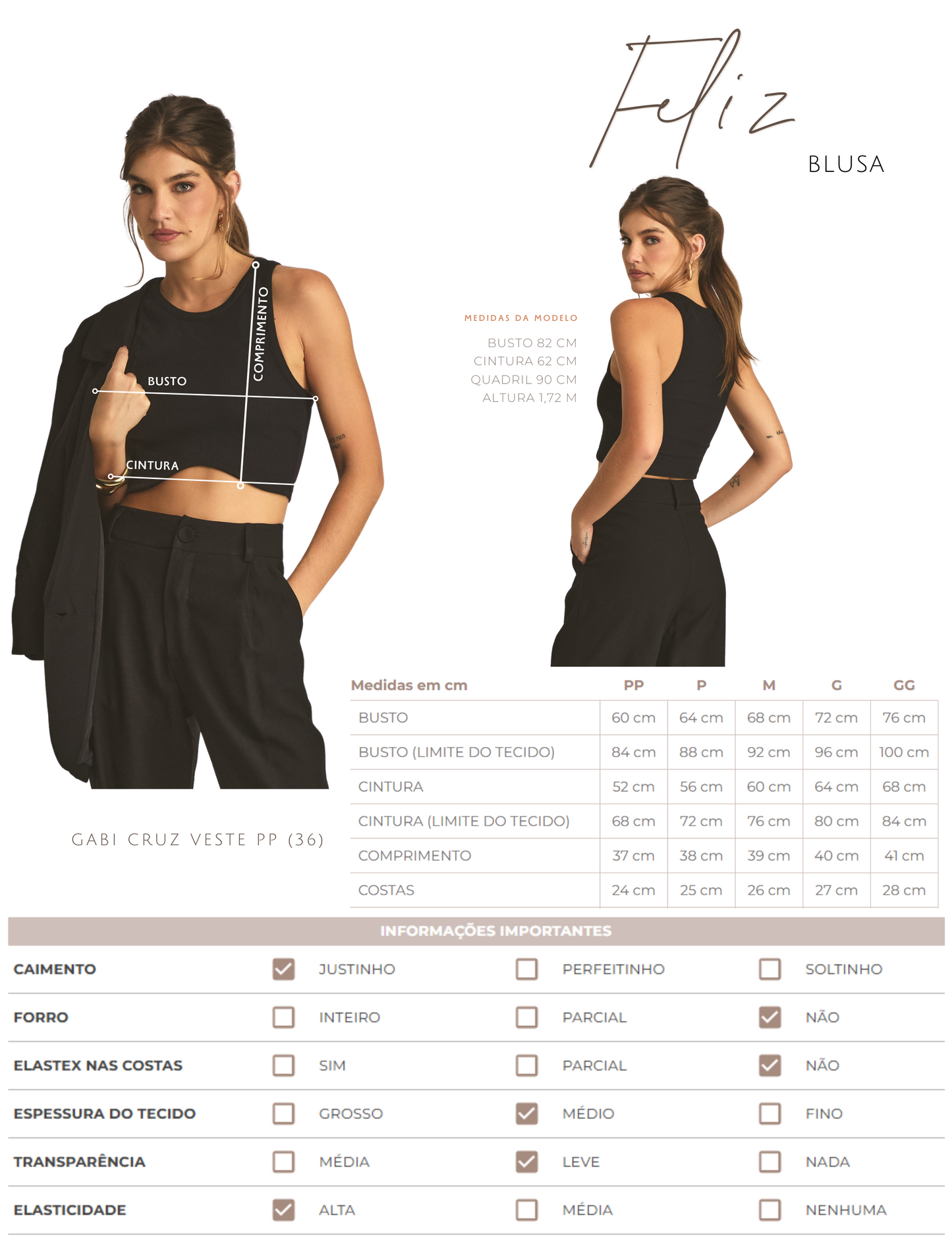 Blusa Feliz Chantilly
