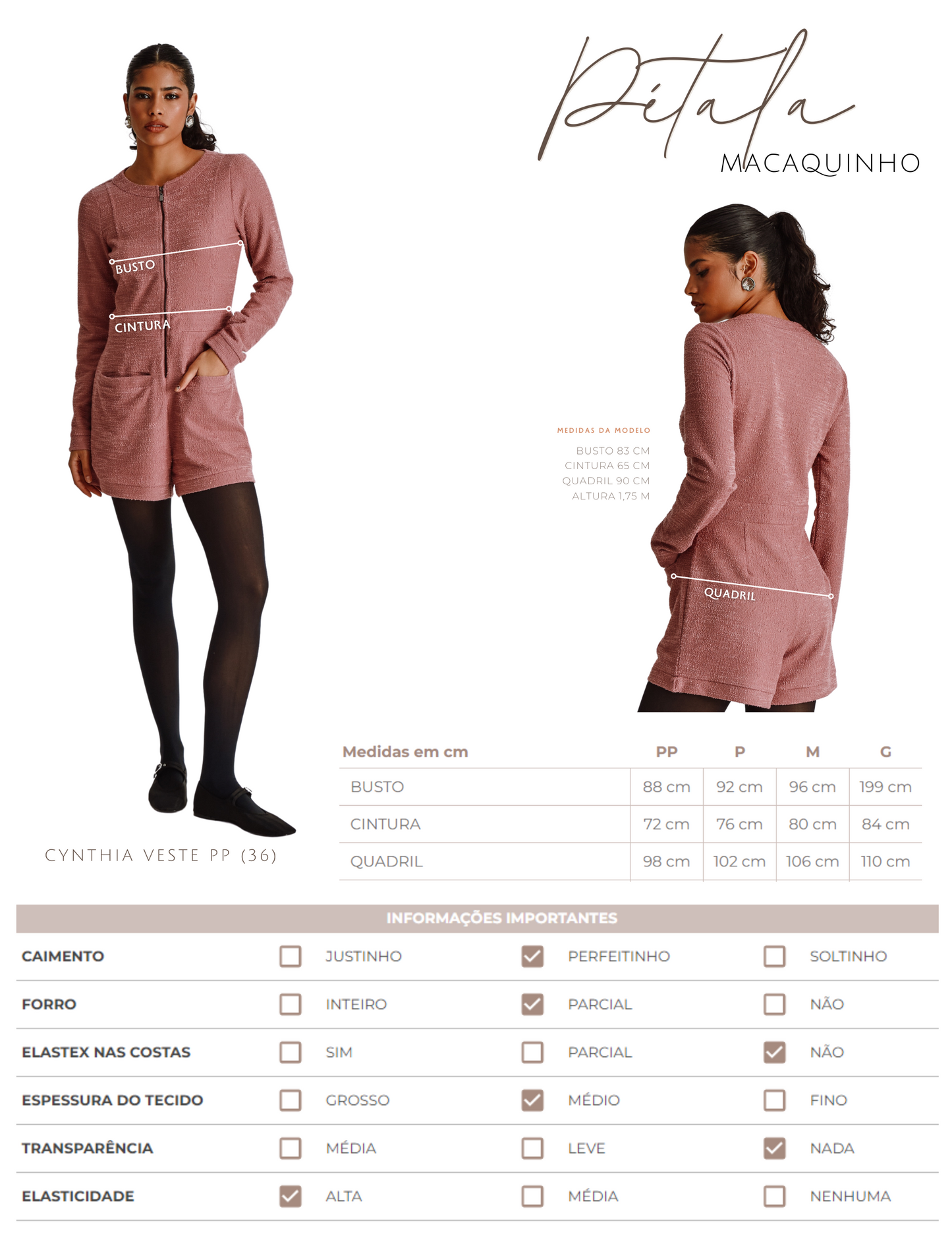 Macaquinho Pétala Natural