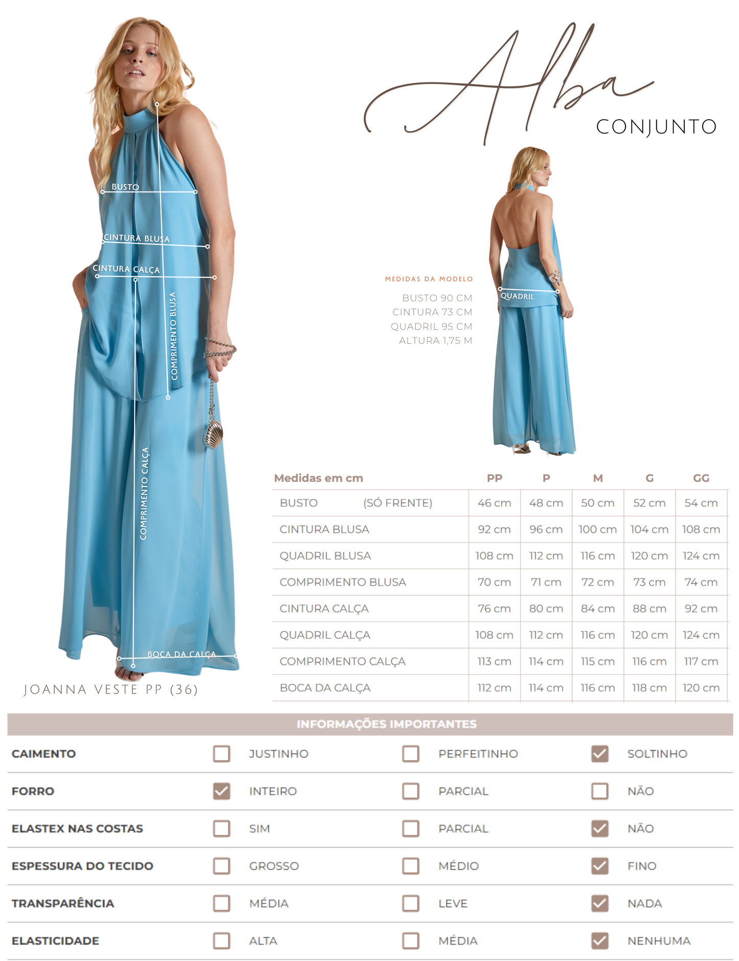 Conjunto Alba Azul