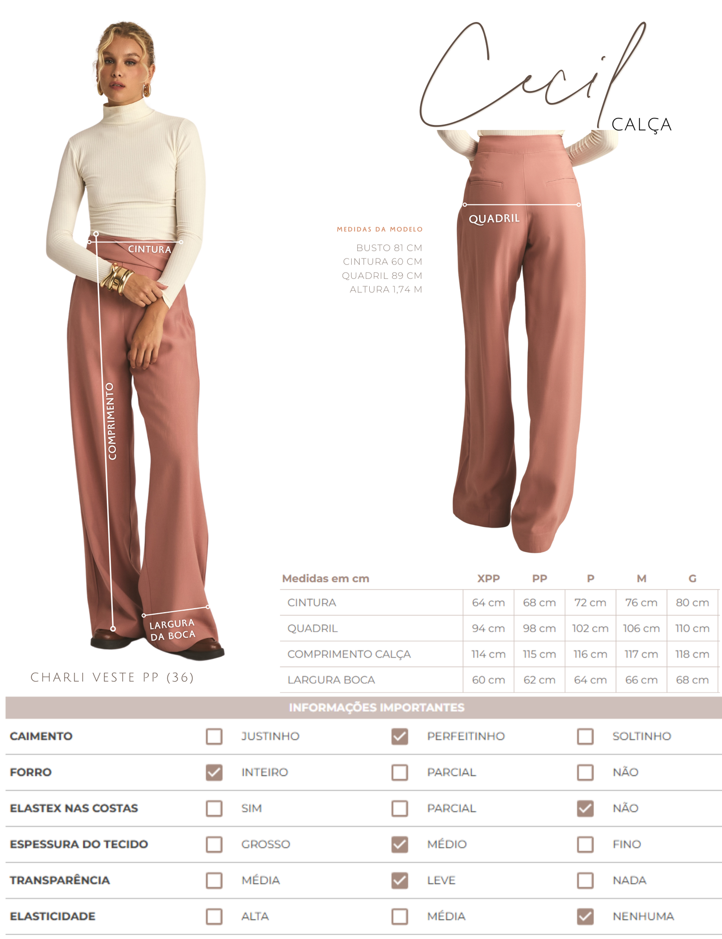 Calça Cecil Preto