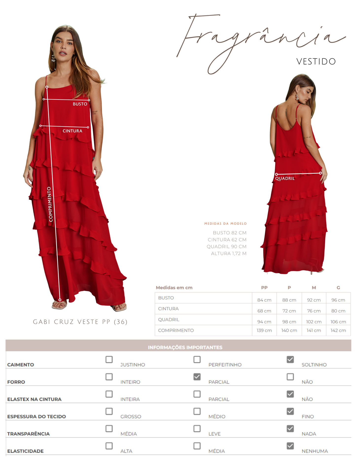 Vestido Fragrância Chantilly