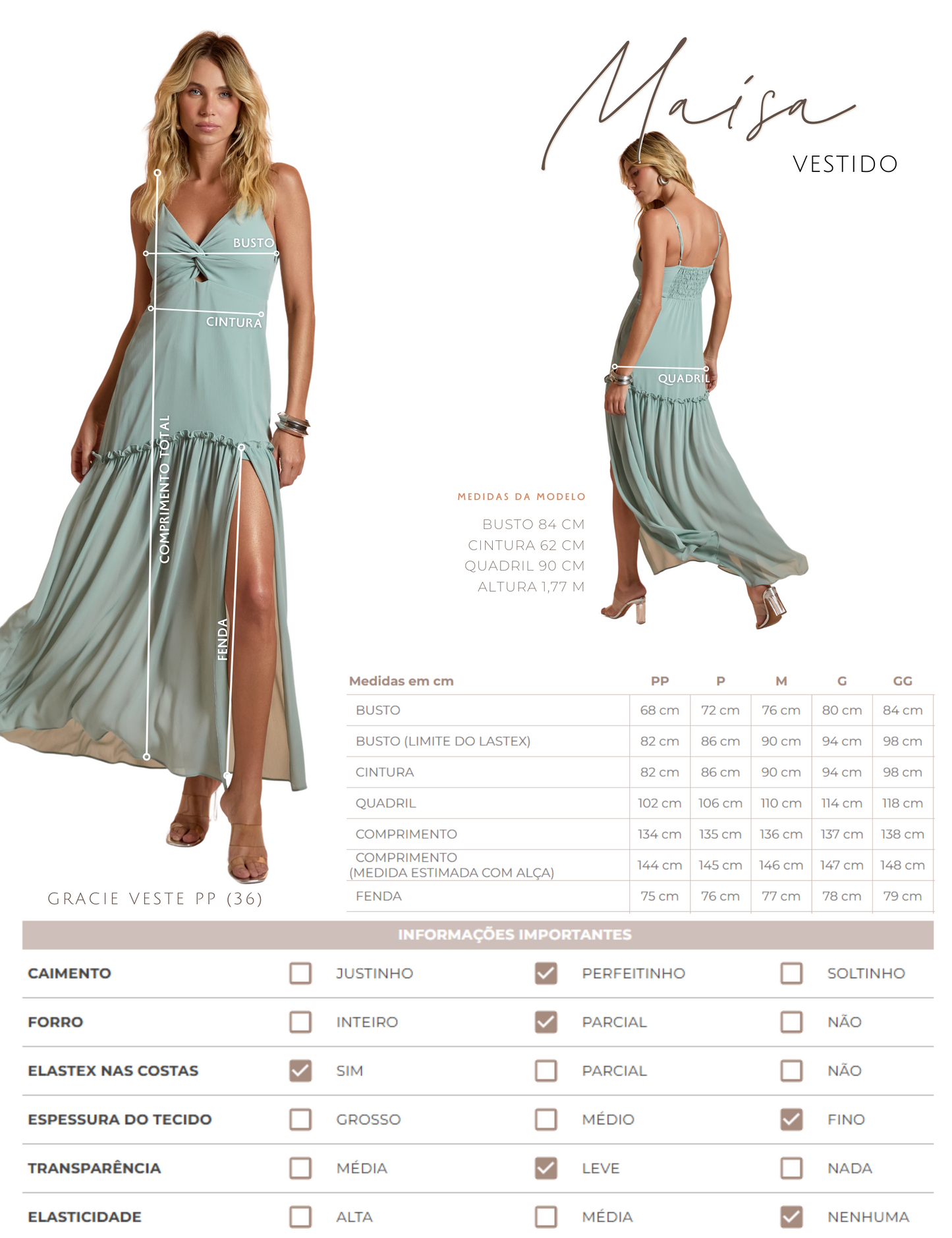 Vestido Maísa Verde