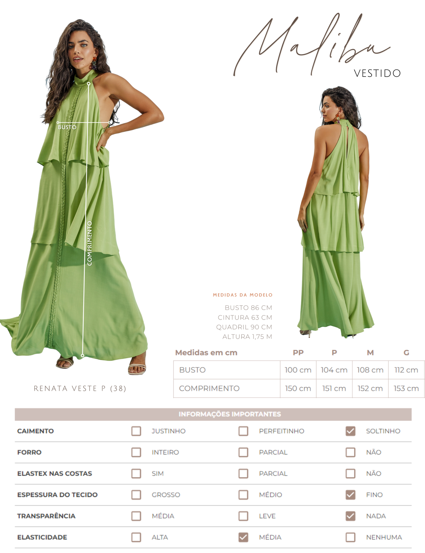 Vestido Malibu Preto