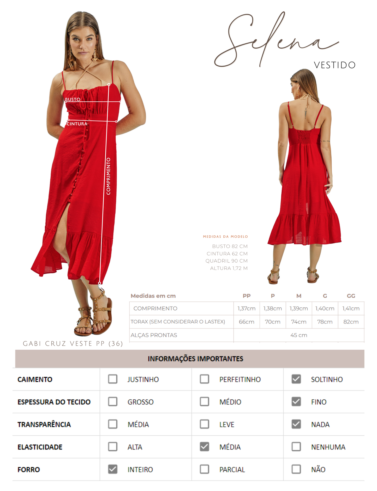 Vestido Selena Preto