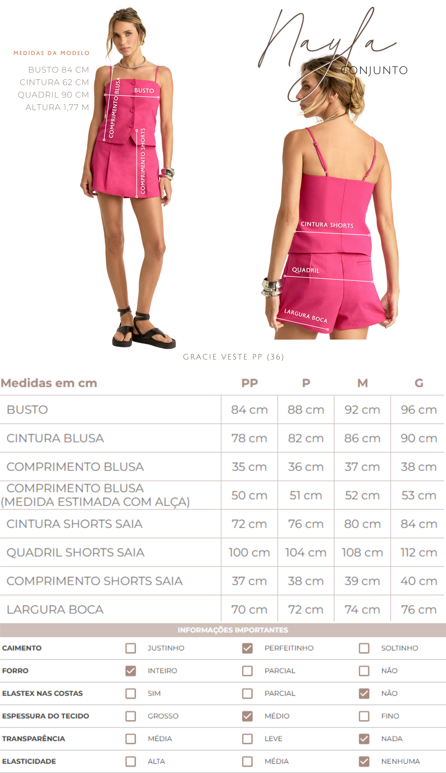 Conjunto Nayla Pink