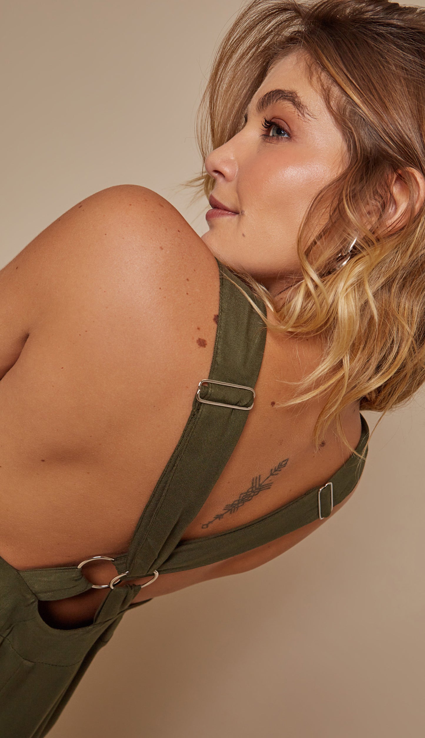 Vestido Samanta Verde Militar
