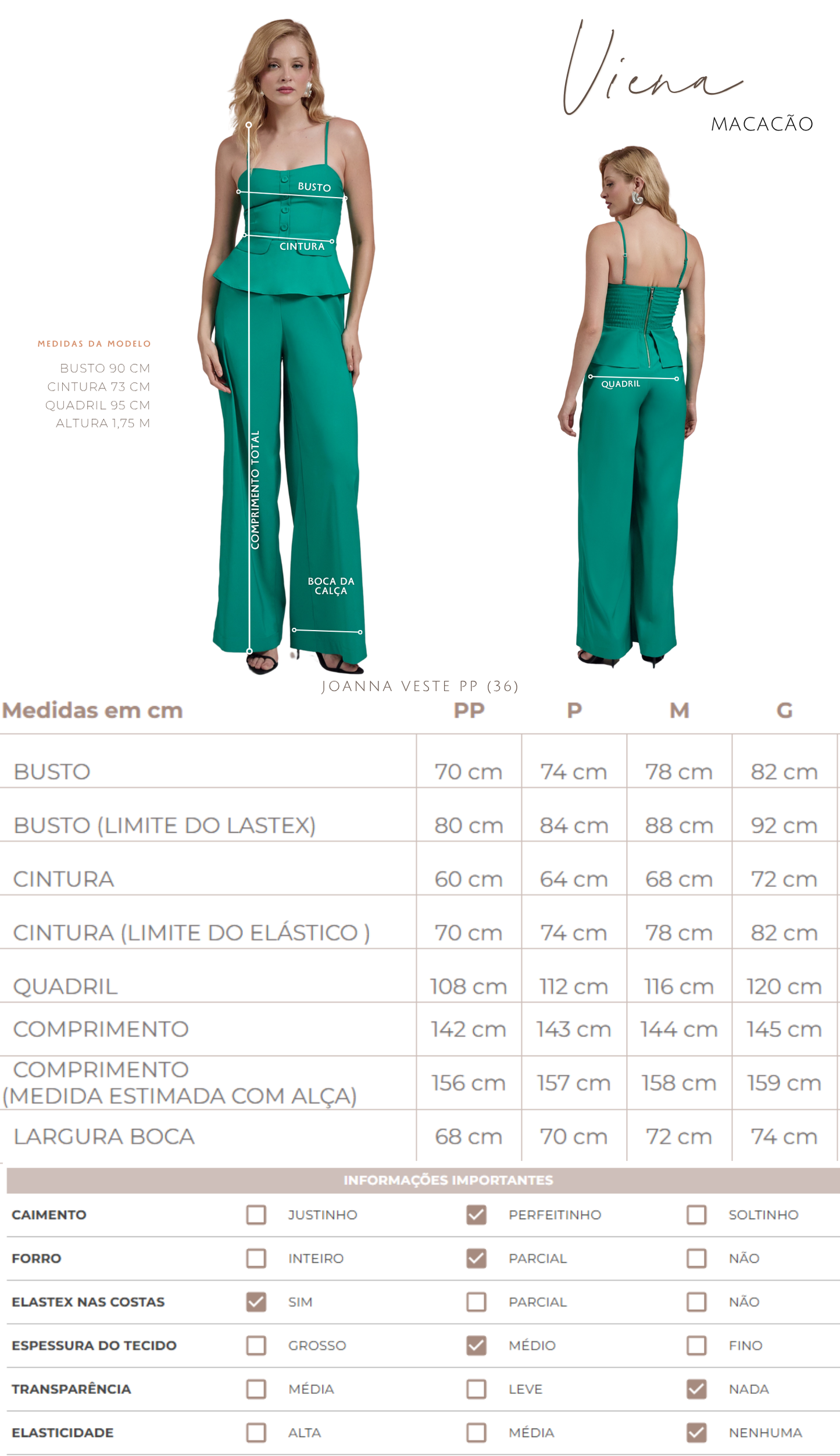 Macacão Viena Verde