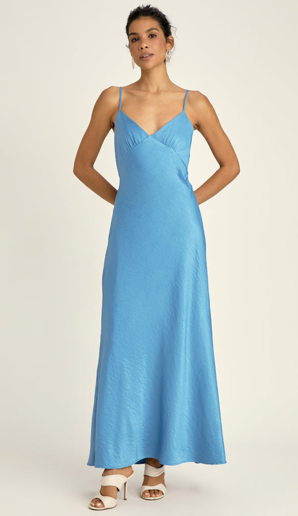 Vestido Slip Dress Acetinado Padma | Laguna