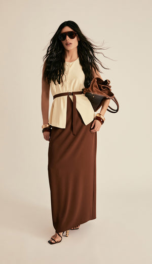 Saia Longa Social Alfaiataria Iara | Laguna