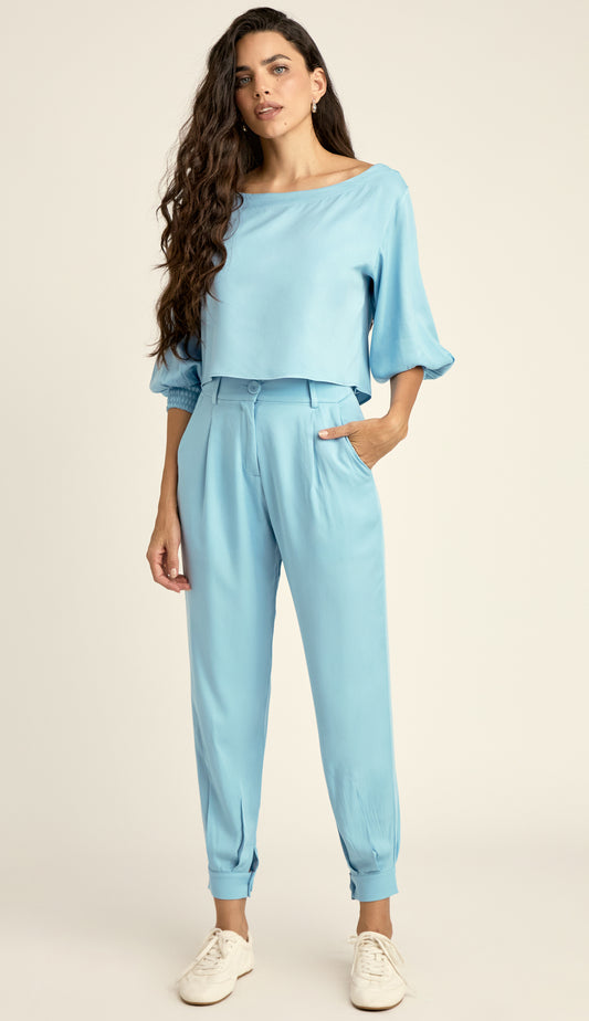 Conjunto Blusa e Calça Viscose Twill Tatiana | Laguna