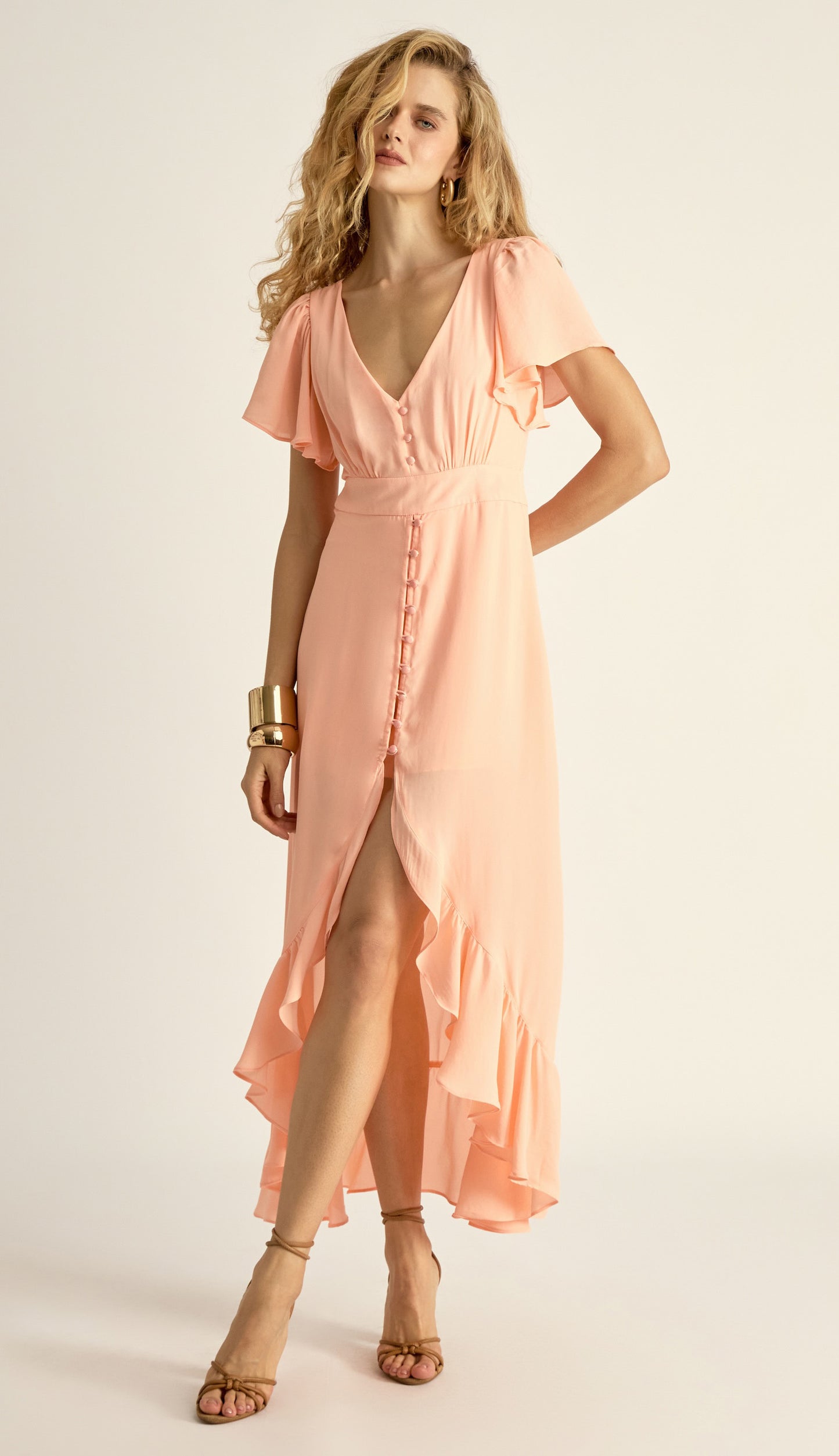 Vestido Frida Pêssego