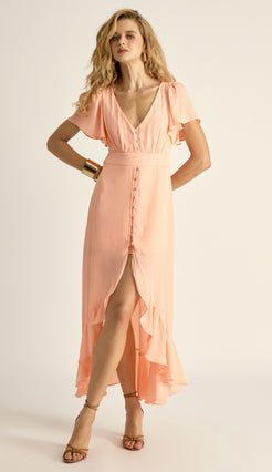 Vestido Frida Pêssego