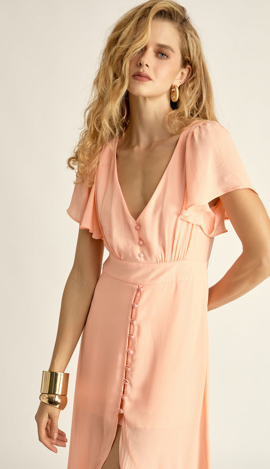 Vestido Frida Pêssego