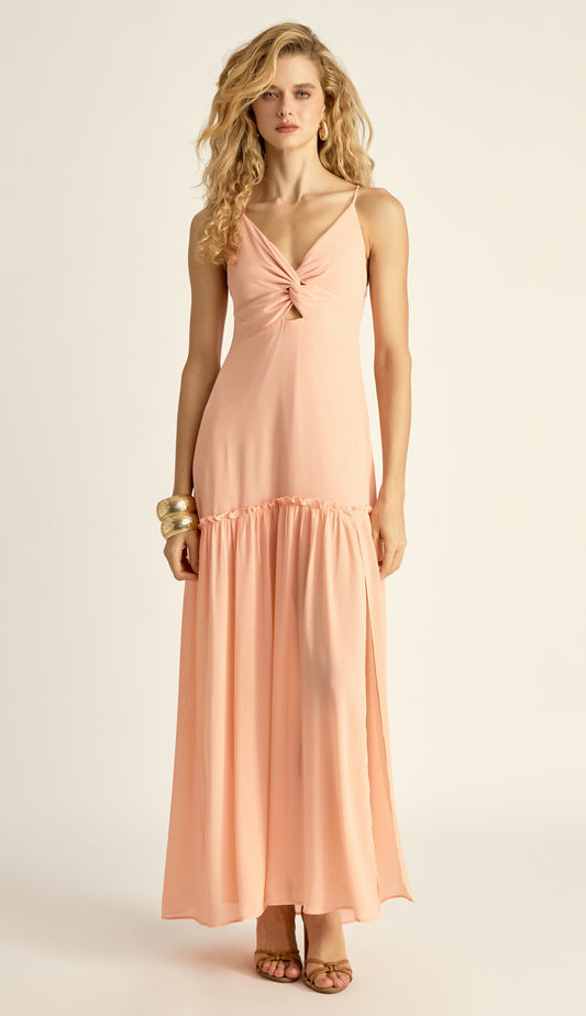 Vestido Maísa Pêssego