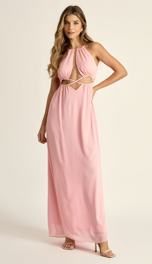 Vestido Micaela Rosa