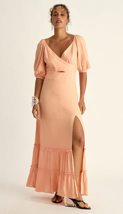 Vestido Naomi Pêssego