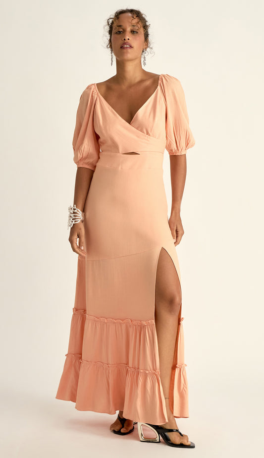 Vestido Naomi Pêssego