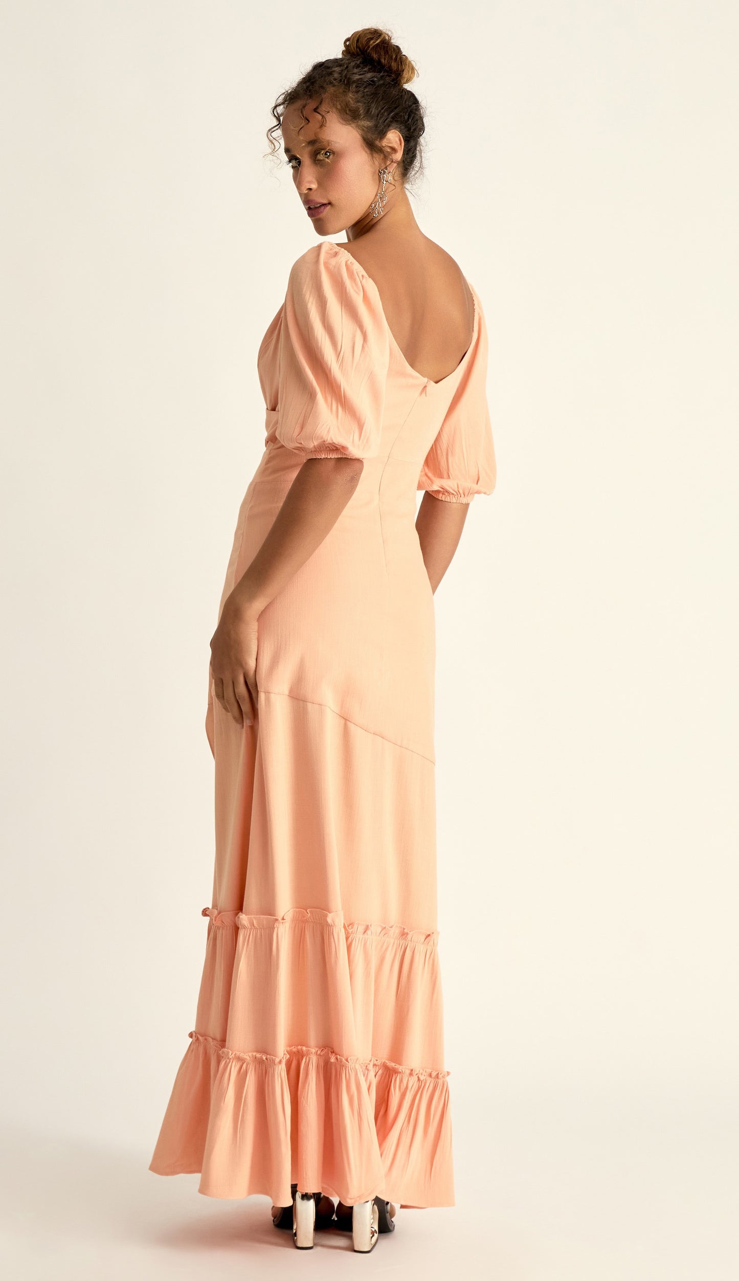 Vestido Naomi Pêssego