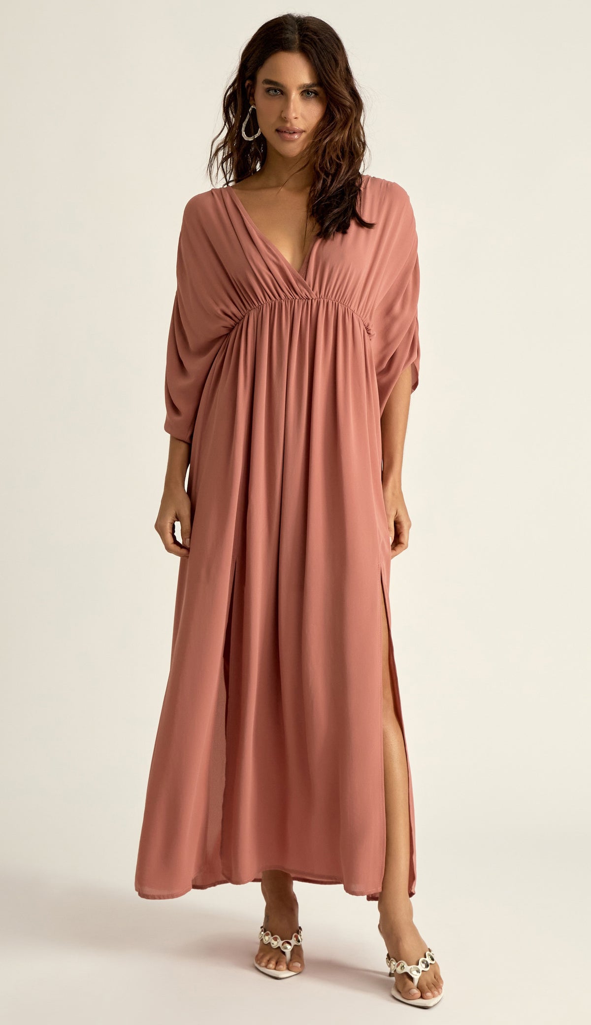 Vestido Crepe Pandora Rosê | Laguna