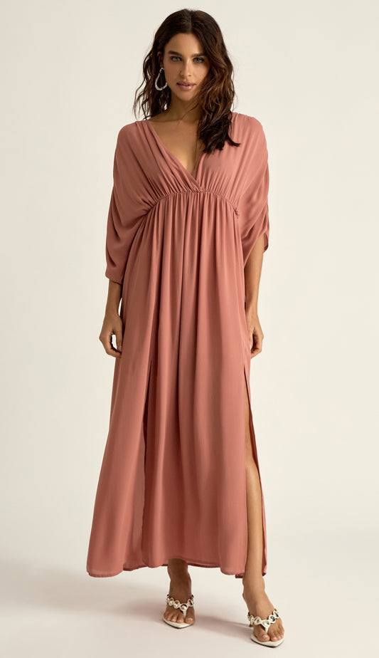 Vestido Crepe Pandora Rosê | Laguna