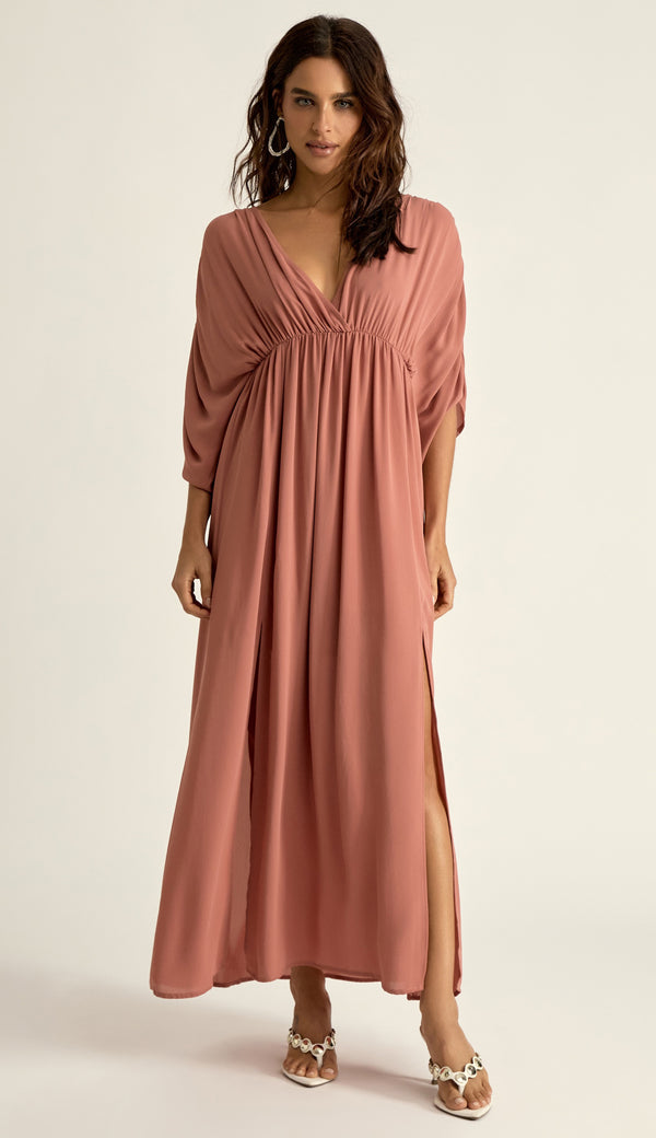 Vestido Crepe Pandora Rosê | Laguna