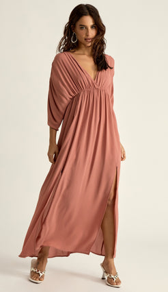 Vestido Crepe Pandora Rosê | Laguna