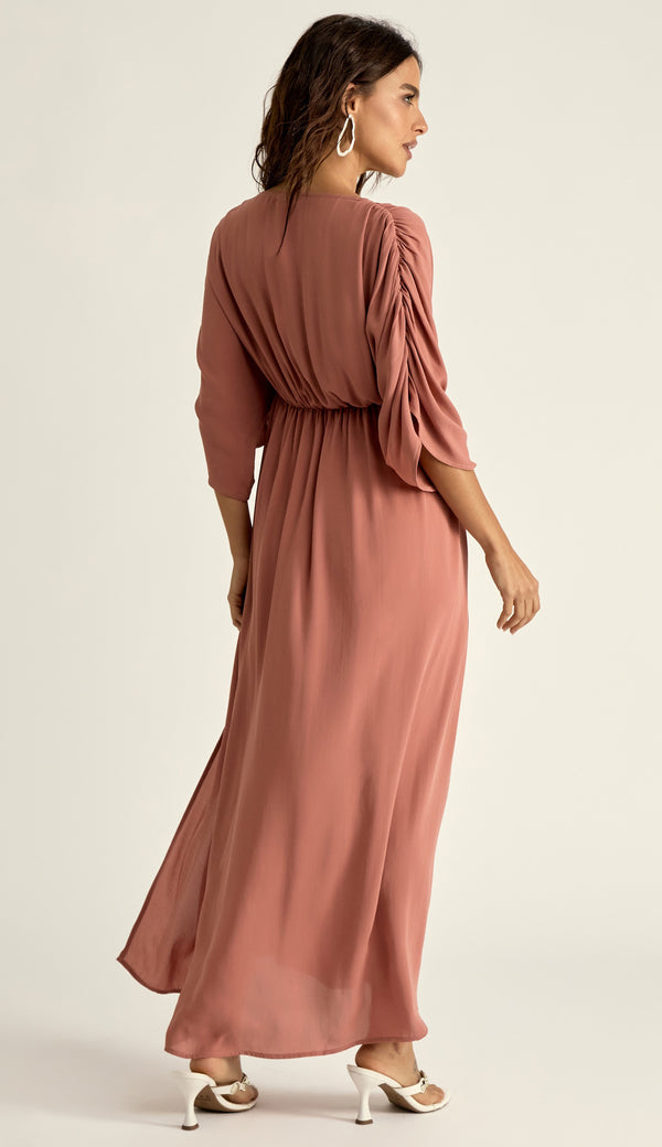 Vestido Crepe Pandora Rosê | Laguna