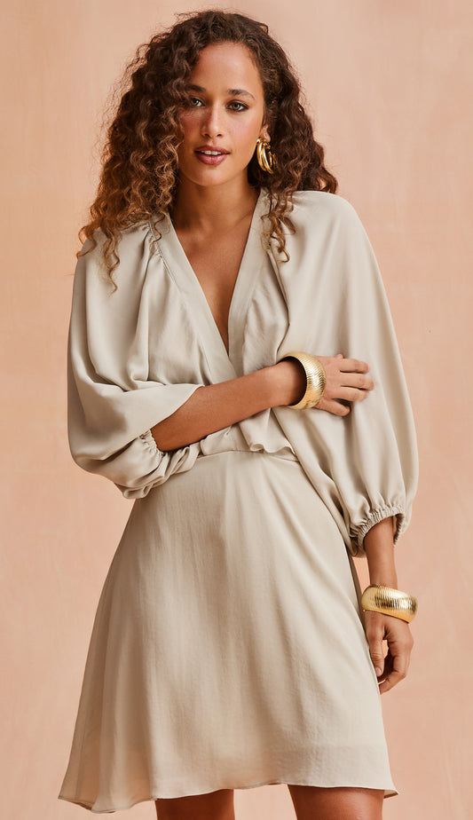 Vestido Sabrina Cinza