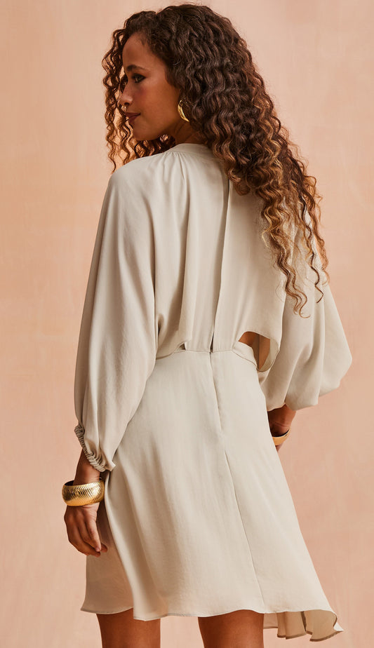 Vestido Sabrina Cinza