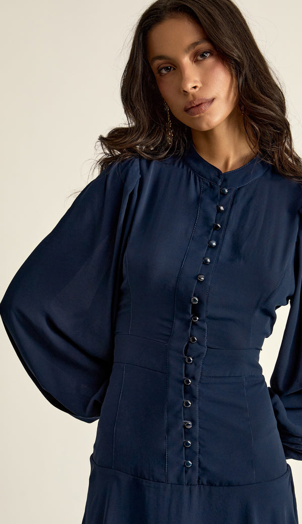 Vestido Curto Crepe Verbena | Laguna