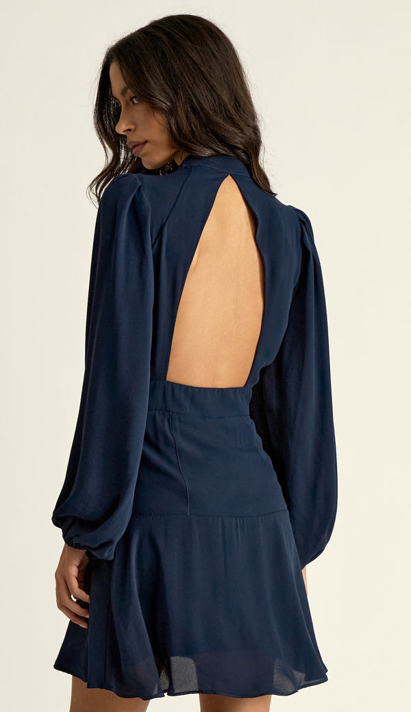 Vestido Curto Crepe Verbena | Laguna