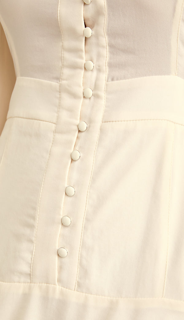 Vestido Curto Crepe Verbena | Laguna