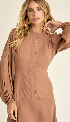Vestido Curto Crepe Verbena | Laguna