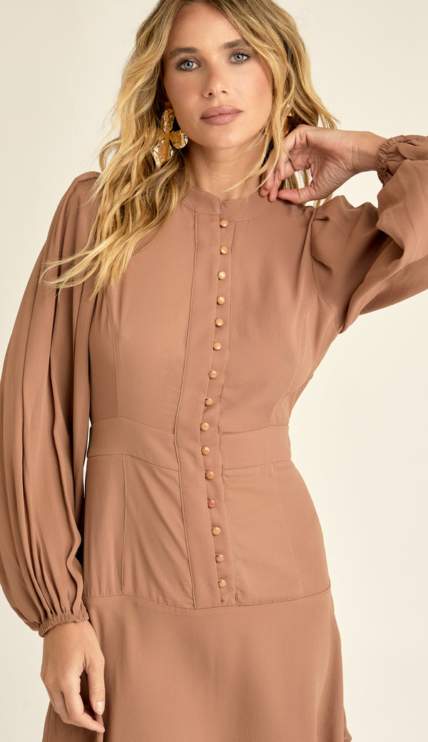 Vestido Curto Crepe Verbena | Laguna