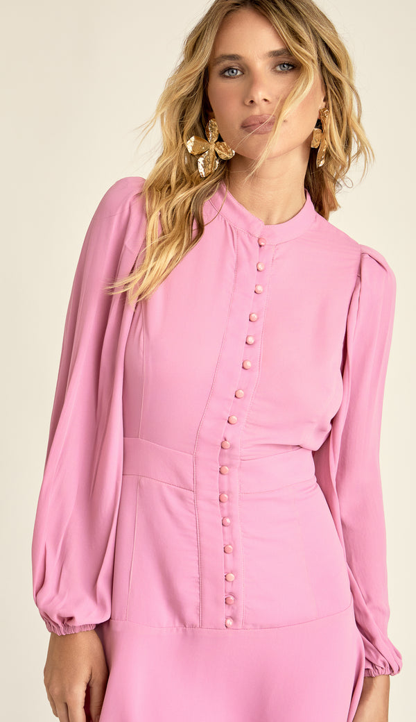 Vestido Curto Crepe Verbena | Laguna