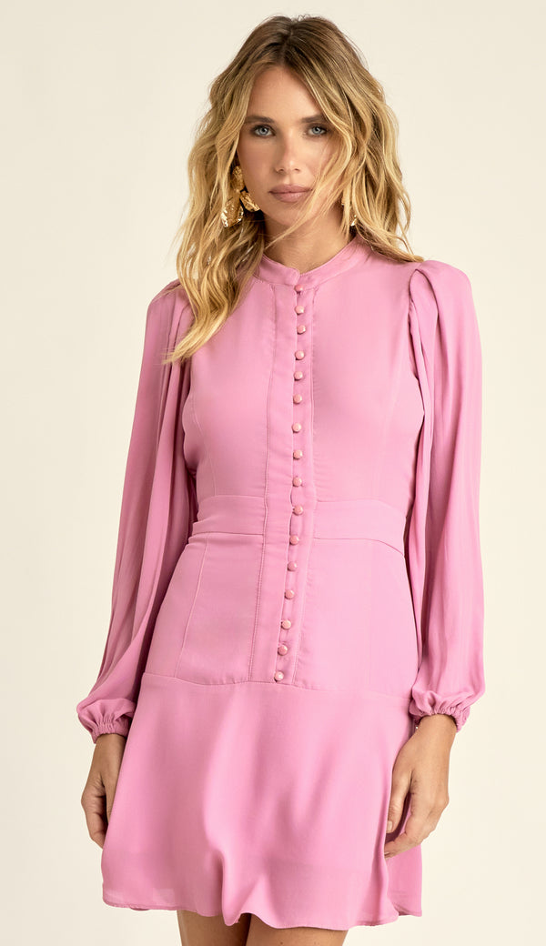 Vestido Curto Crepe Verbena | Laguna