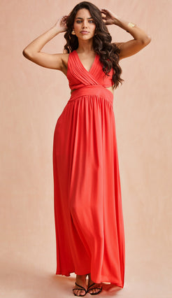 Vestido Catherine Cereja