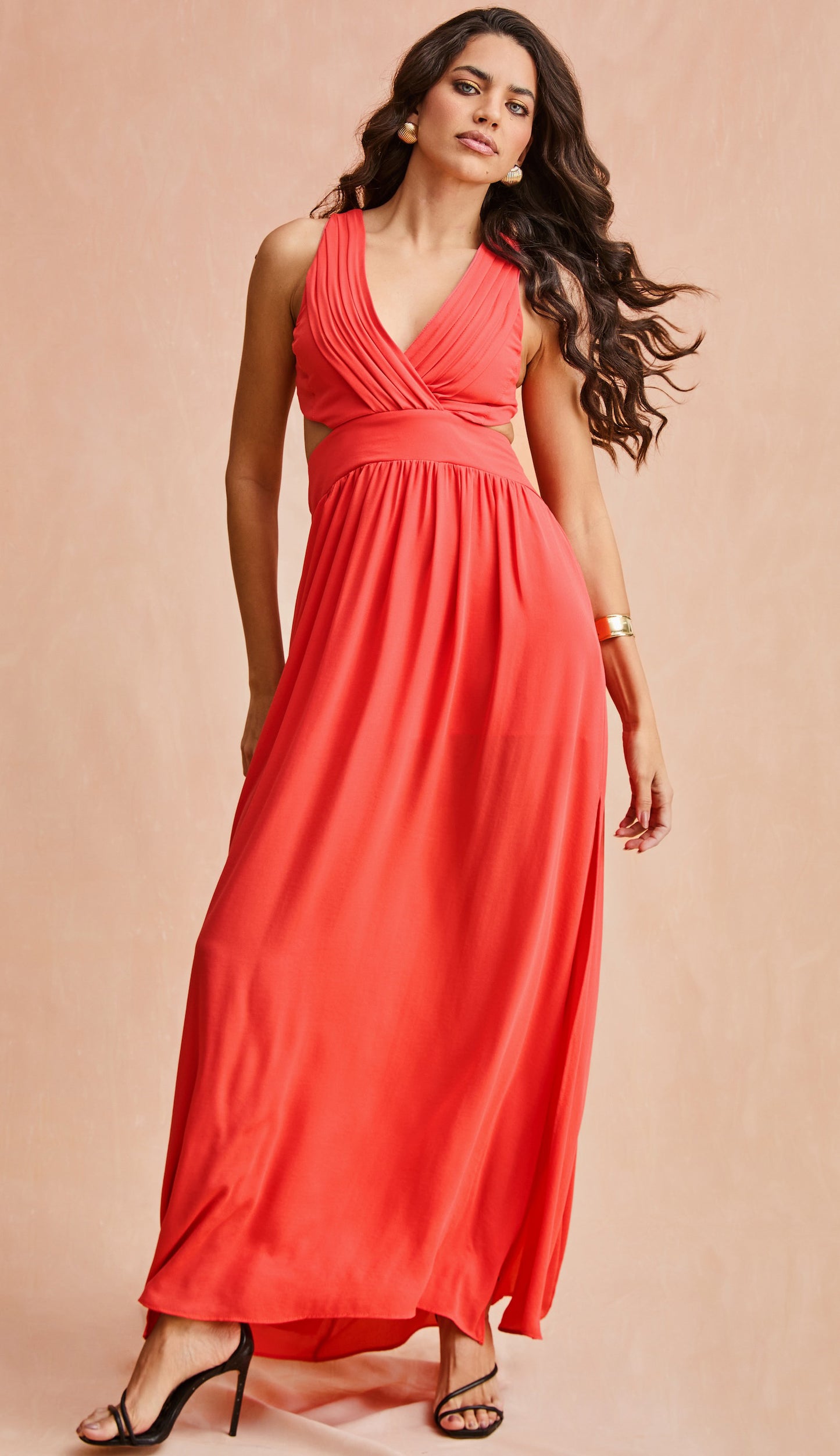 Vestido Catherine Cereja