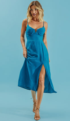 Vestido Iana Azul