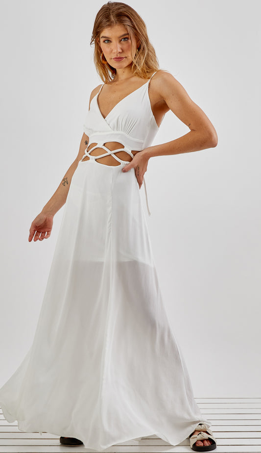 Vestido Onda Off White