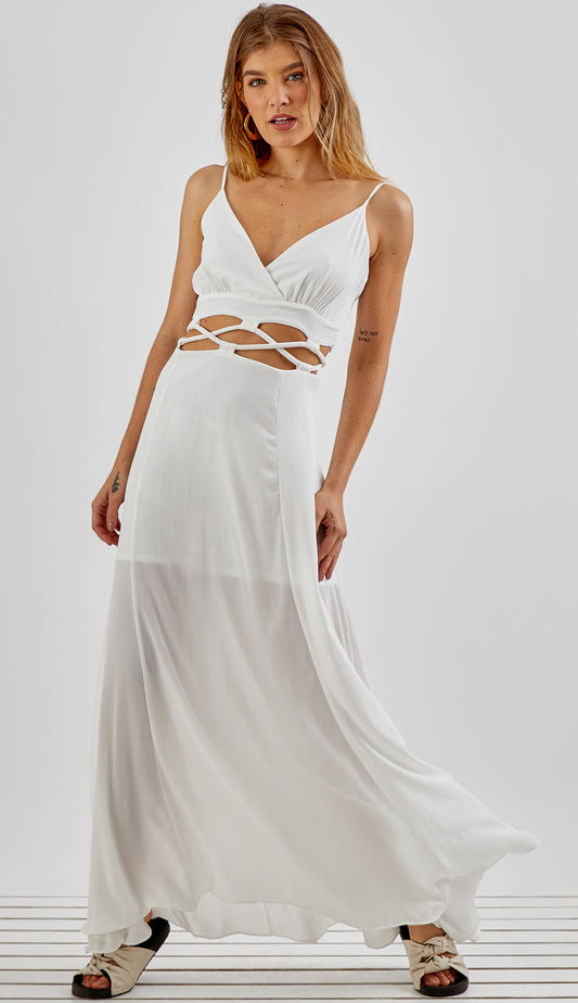 Vestido Onda Off White