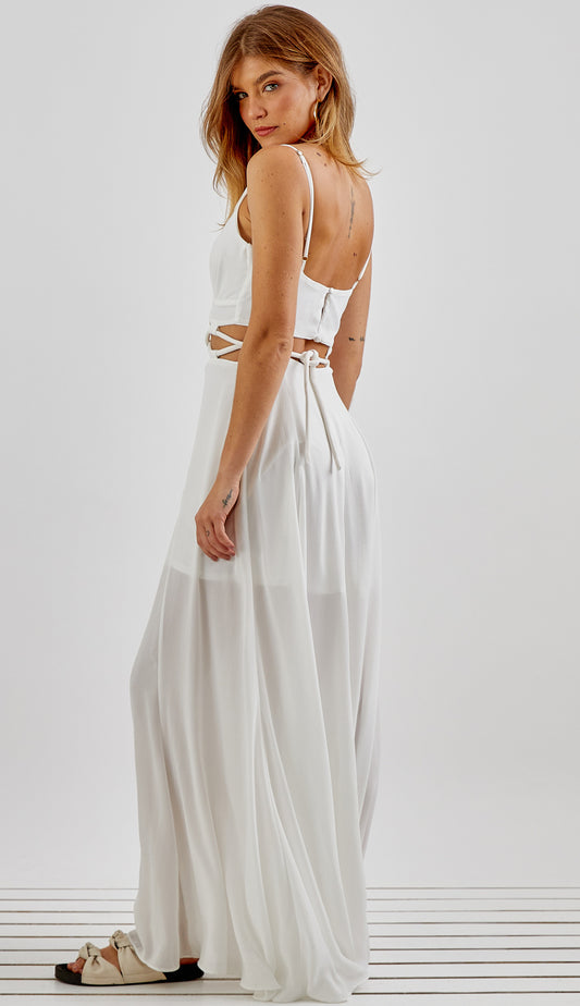 Vestido Onda Off White