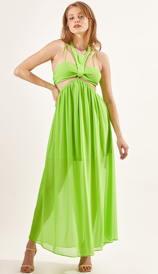 Vestido Romã Verde
