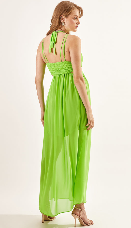 Vestido Romã Verde