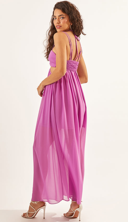 Vestido Romã Violeta