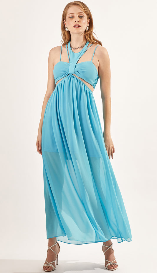 Vestido Romã Azul